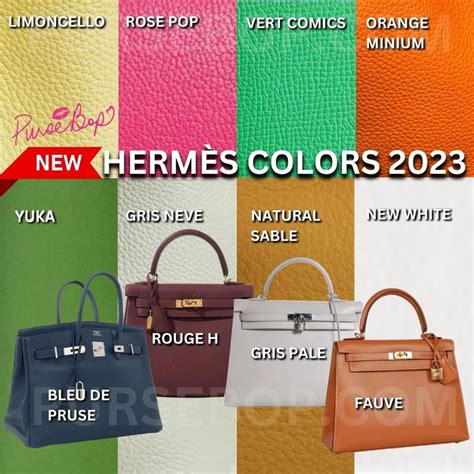 hermes new colors 2023|new hermes colors.